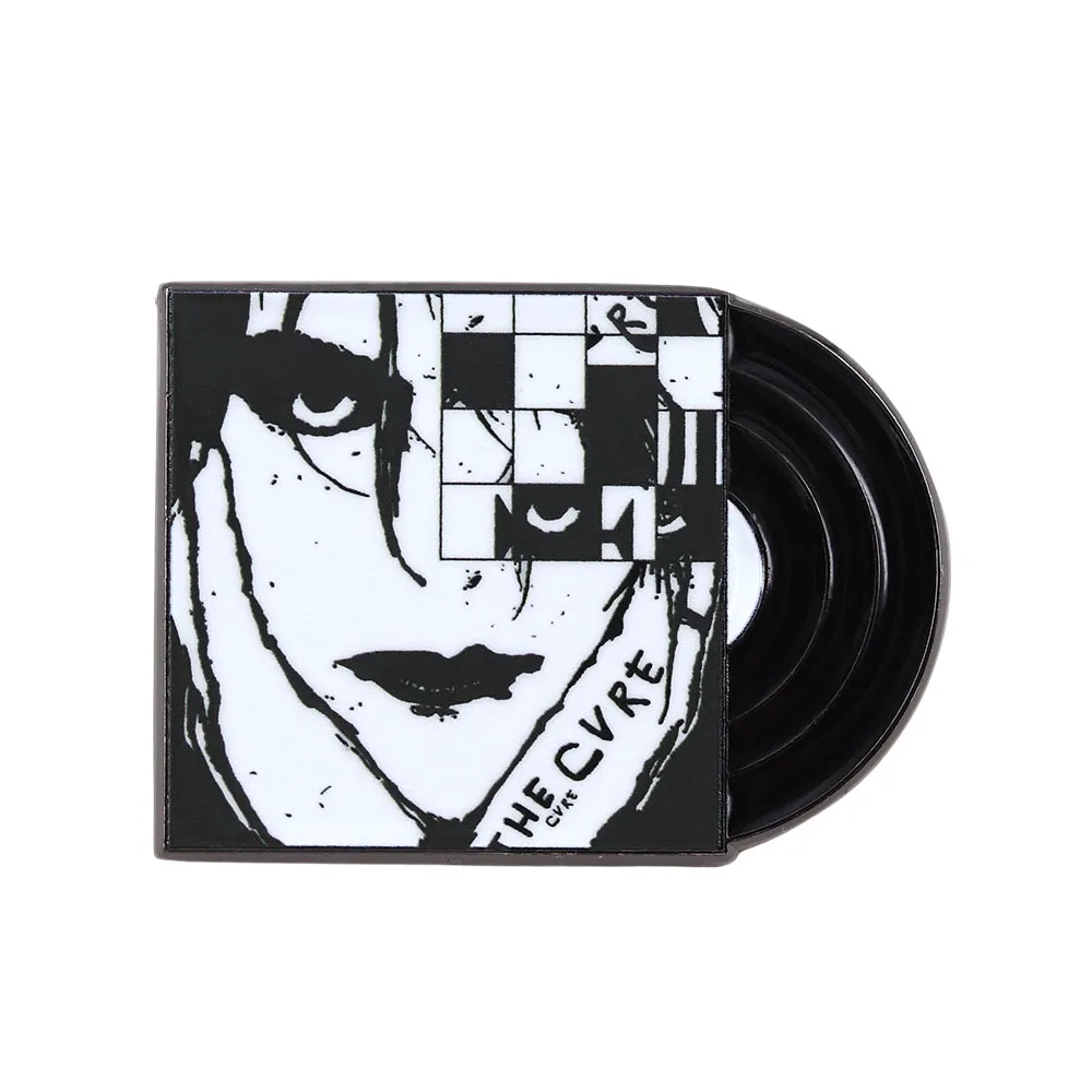 The Cure Retro Gothic Rock Band Brooch Classic Album Cover Pin Perfect For Backpacks And Clothing A Great Gift For Fans