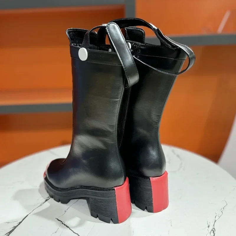 New 2025 Game Zenless Zone Zero Corin Wickes Cosplay PU Leather Shoes Adult Women Shoe Uniform High Heels Boots Halloween Prop