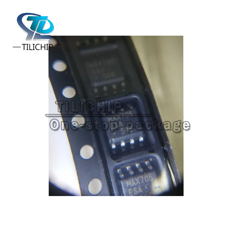 5pcs MAX705ESA+T SOIC-8 microprocessor monitoring circuit chip brand new original