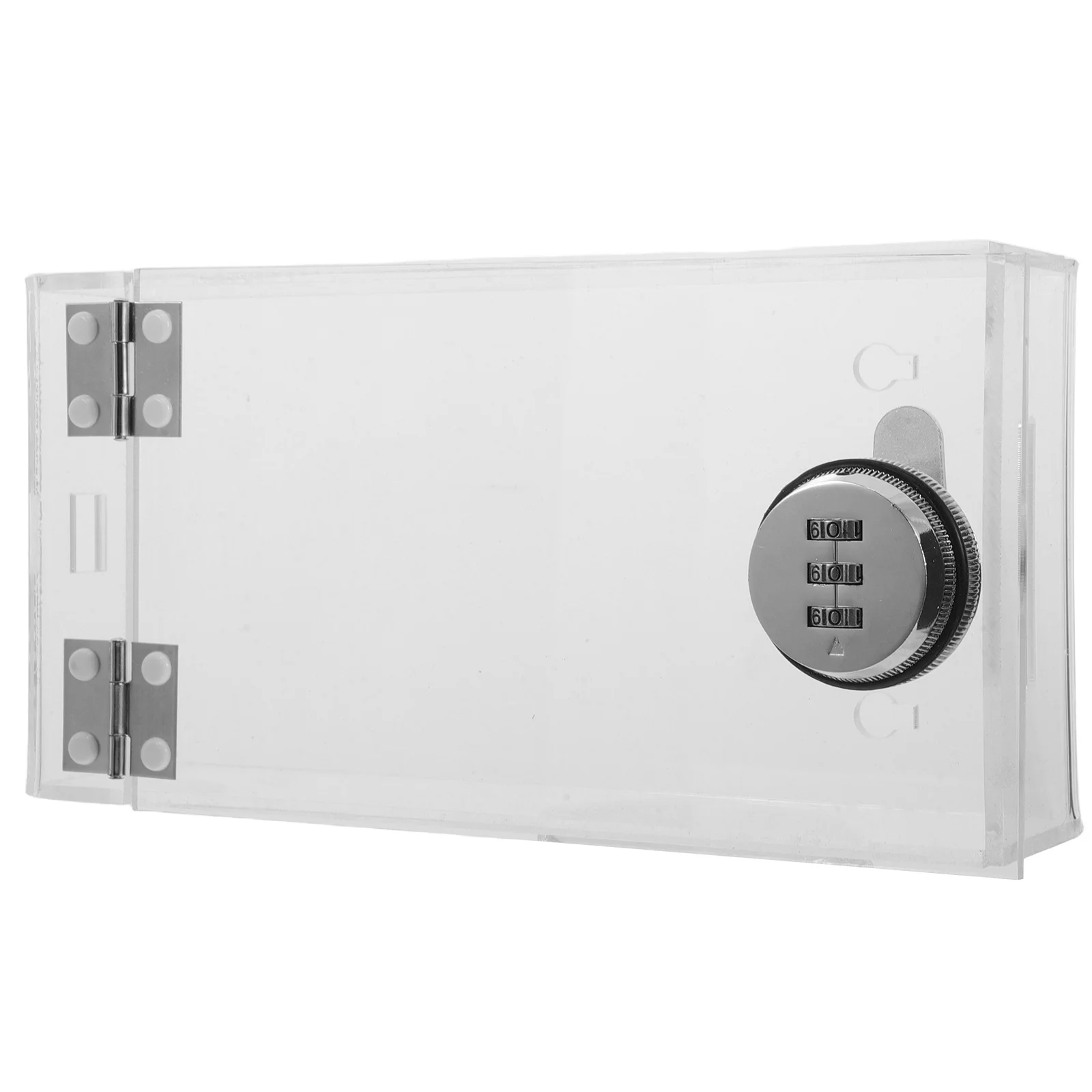 Mobile Phone Storage Locker Box Clear Acrylic Construction with Privacy Locks Perfect for School Office Focus Enhancement