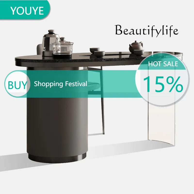 

Итальянский журнальный столик из каменной плиты для балкона, современный минималистичный высококачественный акриловый журнальный столик X