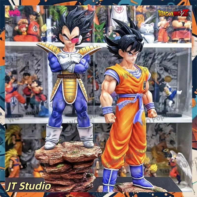 Nuevas Figuras de Anime de Dragon Ball de JT Studio, Son Goku y Vegeta, Duelo Fatal, Estatua de PVC, Adorno de Escritorio, Modelo Coleccionable, Juguetes, Regalos