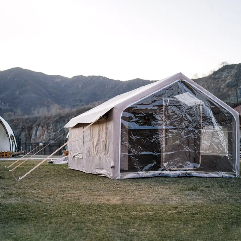 12 square meters two-bedroom large four-season tent waterproof and sunscreen quick automatic opening custom outdoor camping