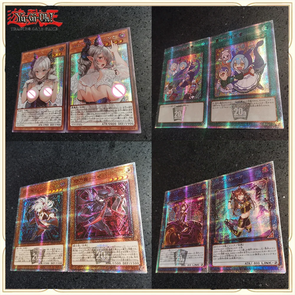 2PC/Set Anime Yu-Gi-Oh Boys Game Toys Collectible Cards Christmas Birthday Gifts Board Game DIY ACG Labrynth Arianna Ariane