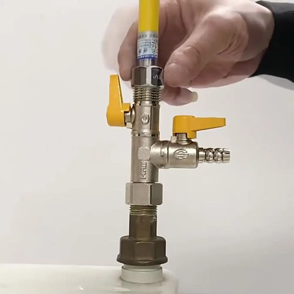 Válvula desviadora de latão com interruptor 2/3, à prova de ferrugem, mangueira de 1/2 ", válvula de corte de 3 vias, anti-vazamento, espessada, válvula de esfera em forma de y, barco