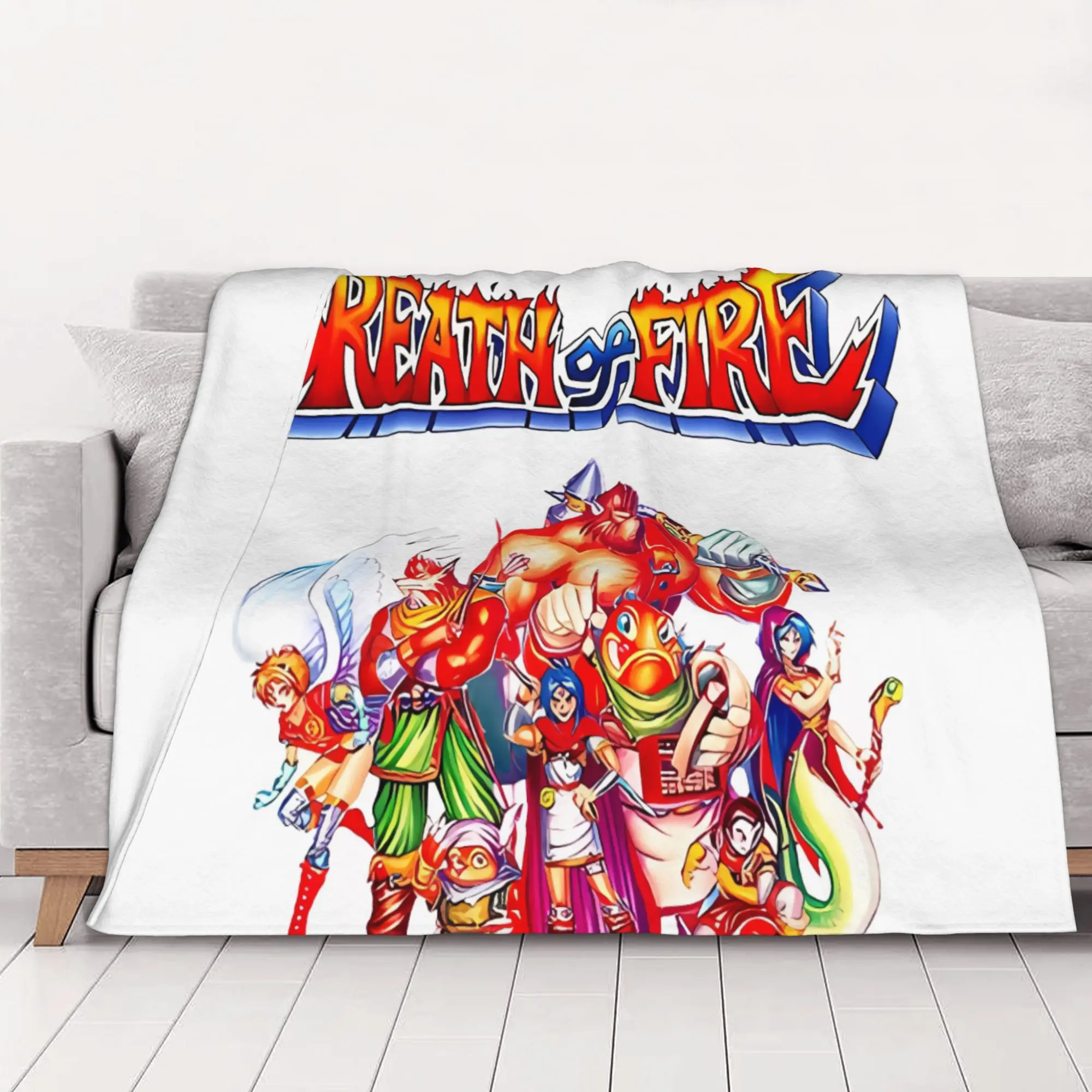 1PC Breath Of Fire  Breath Of Fire home room decorations Winter Blankets for Adults Bedding Home Interior Sofa Knee