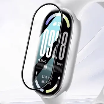 1-3PCS Snadno instalovatelná tvrzená skleněná fólie pro Xiaomi Mi Band 10 Smartwatch Screen Protector Mi Band 9 8 Mi Band 10 Ochranná fólie 6 nejlepší prodej LCD displej náramku Mi Band 3 - №1