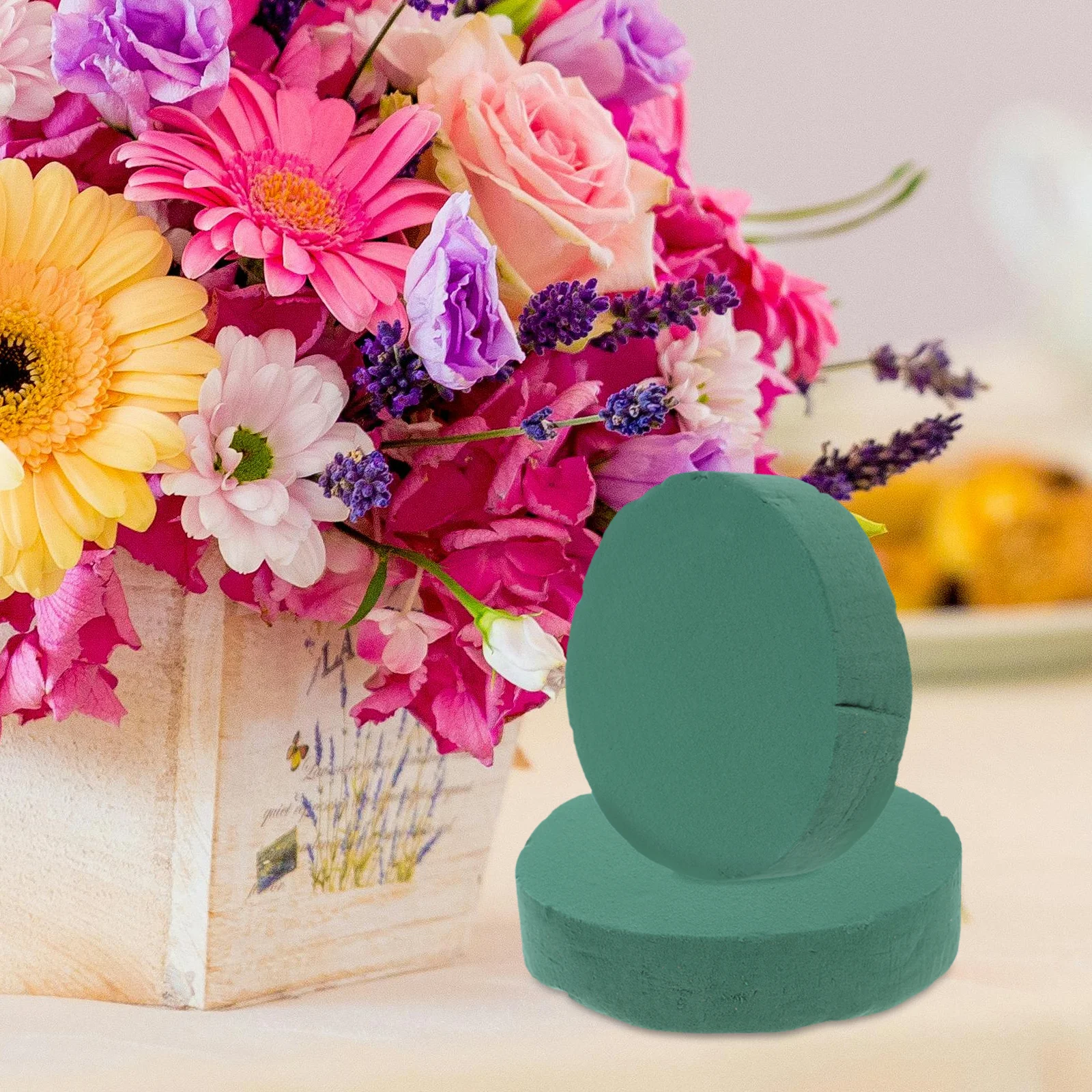 2 قطعة كتل رغوة الأزهار المستديرة أنيقة رغوة الرطب الأزهار لزراعي الزهور المهنية DIY بها بنفسك زهرة يعرض لوازم تشكيلة الزهور