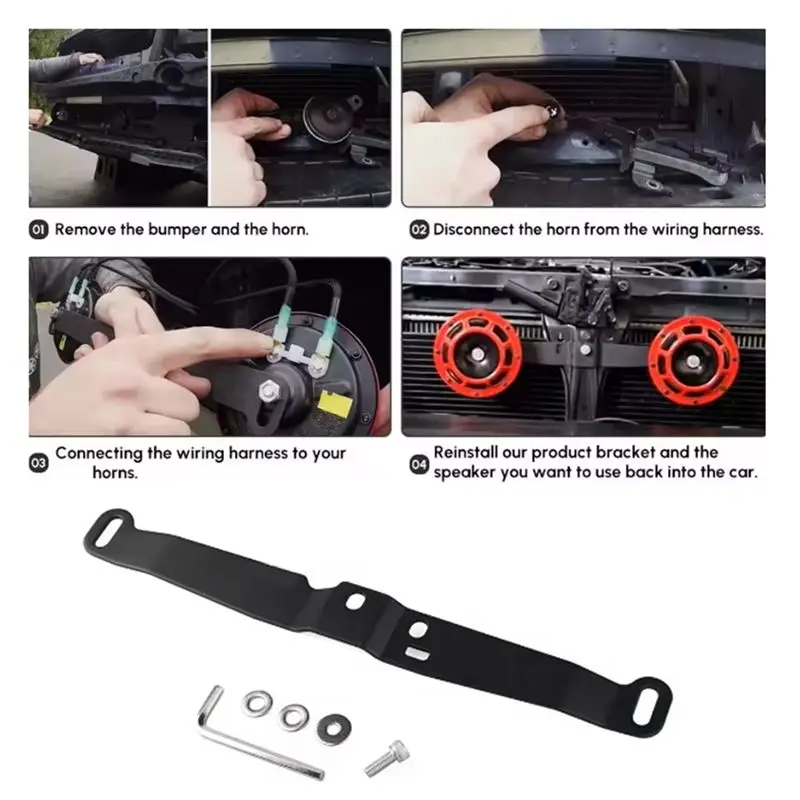 Car Accessories For Subaru Impreza WRX Sti 2008-2014 Horn Bracket Dual Horns Mounting Backet Top-Rated