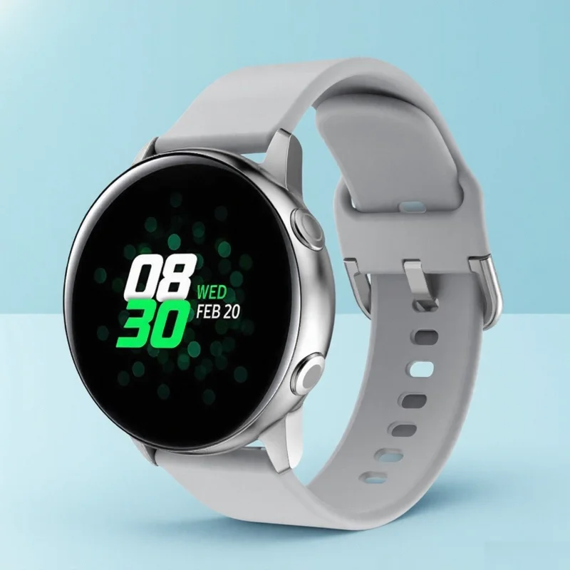 الرياضة 20 مللي متر سيليكون الفرقة لساعة سامسونج جالاكسي 7/6/5/4 40 44 مللي متر حزام لهواوي GT 2 42 مللي متر/Amazfit GTS الرجال النساء سوار