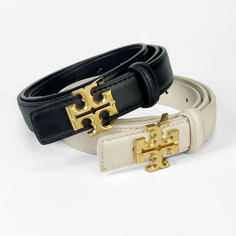 Multi-Hole Adjustable Letter Accent Belt Lightweight Comfortable Minimalist Everyday Accessory