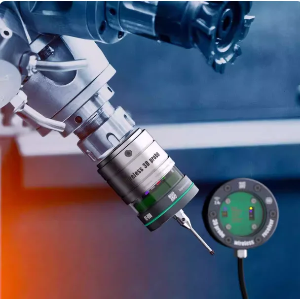 

Wireless probe + receiver ， 1µm precision stylus, CNC wireless probe 3D inspection edge finder