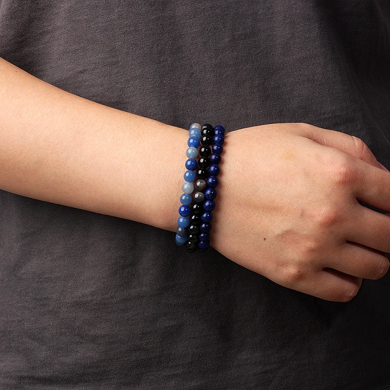 Mini Chakra Beads Bracelets for Women, Healing Charm