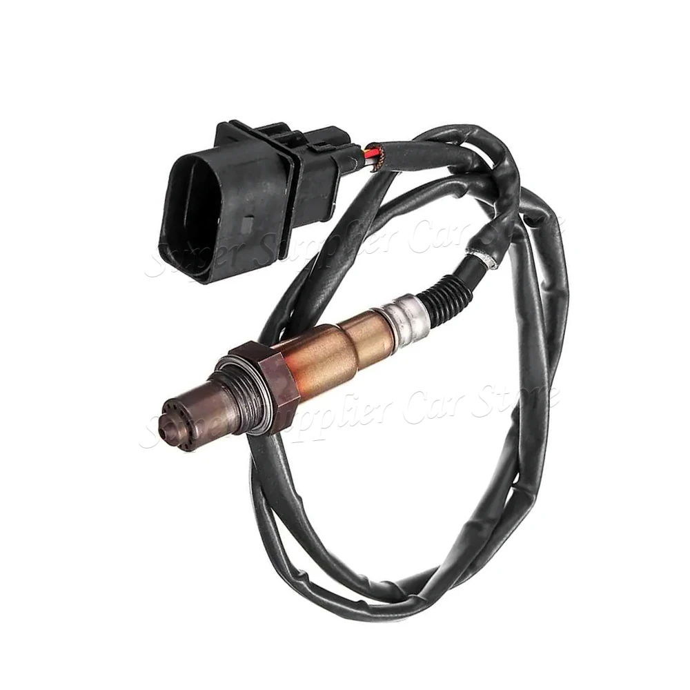 Для Audi VW Jetta Audii 1.8L-L4 новый широкополосный датчик кислорода O2, 6-контактный AFR вверх по течению 0258007057   17014 LSU4.2 021906262 Б 06Б 906265 Д