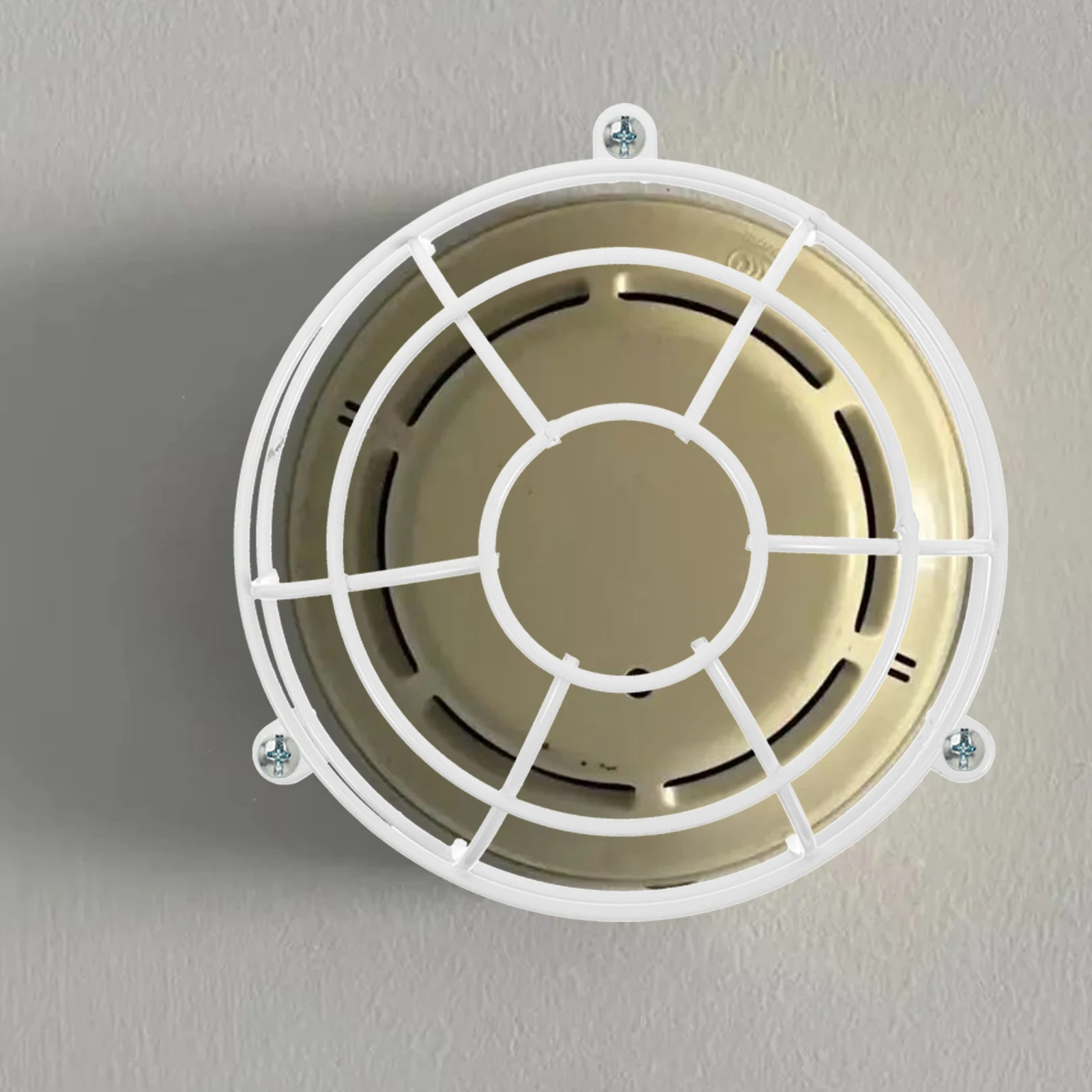 

Smoke Protective Cover Metal Fire Alarms Cover For Cooking Alarm Guard Plate Covers Home Security