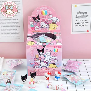 Sanrio Cartoon Rubber Rubber, 16/32 pieces, Kawaii Students, Stationery, Kuromi, Hello Kitty, 3D Rubber, Clean Tools, School, Gifts for Children 8 Main Sales School Rubbers - №8