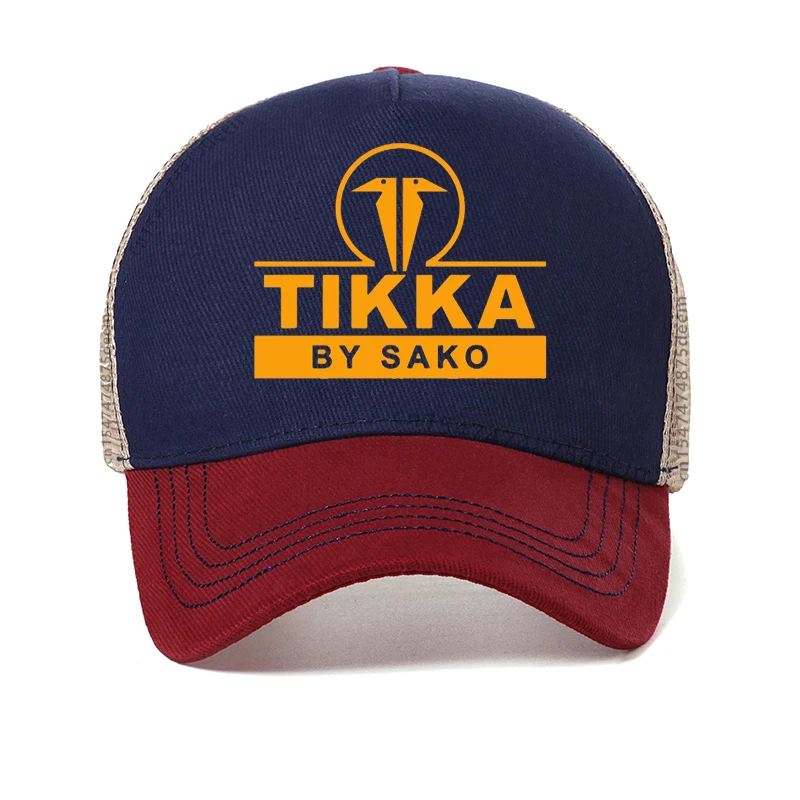 Tikka By Sako Finland Firearms Baseball Caps Men Cool Mesh Tikka Hats Unisex Adjustable Snapback hat Casquette