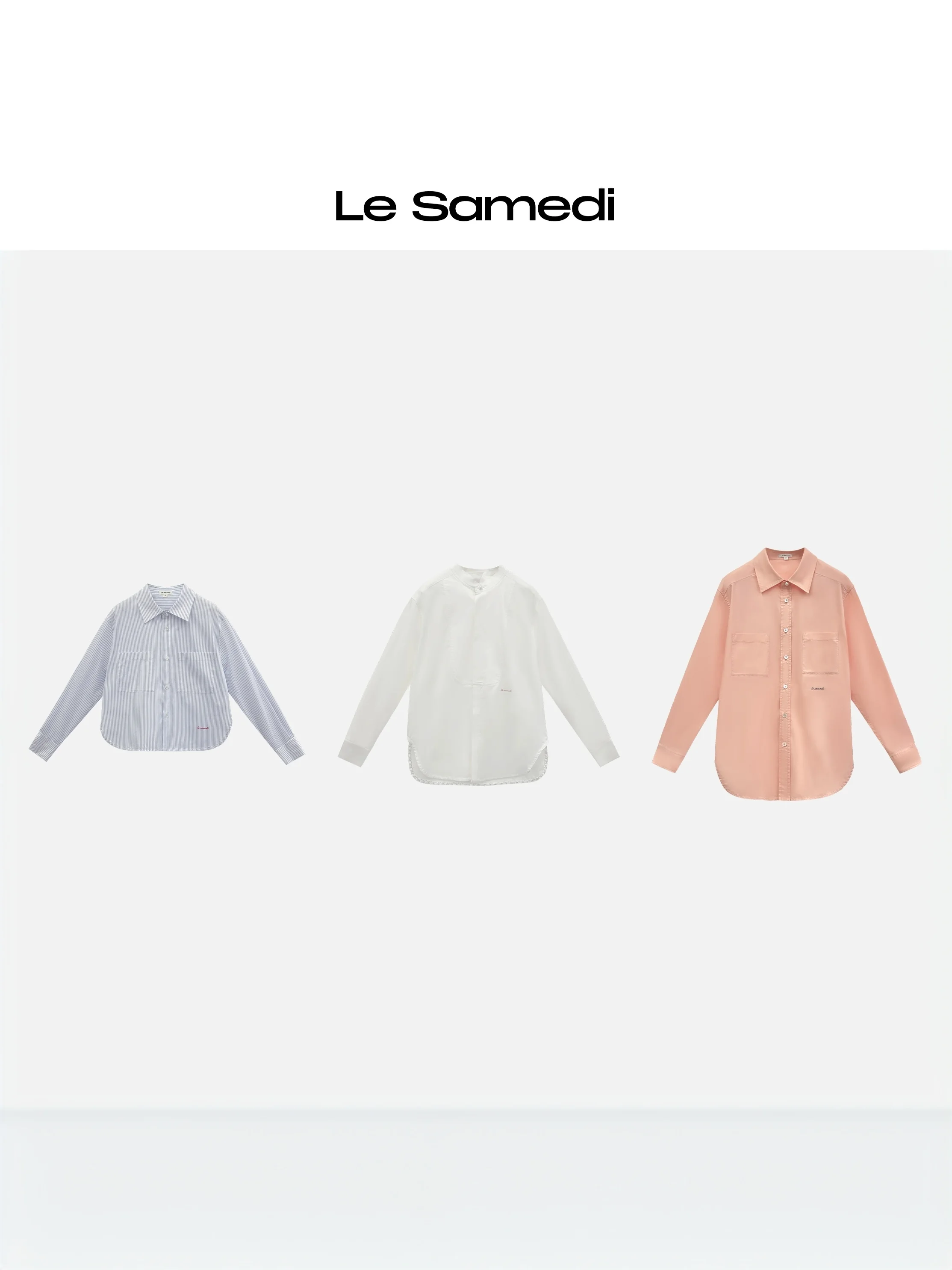 

Le Samedi Women's Casual Loose Long Sleeve Shirt Sun Protection Outerwear Thin Summer Top Breathable Cotton Blend Cardigan