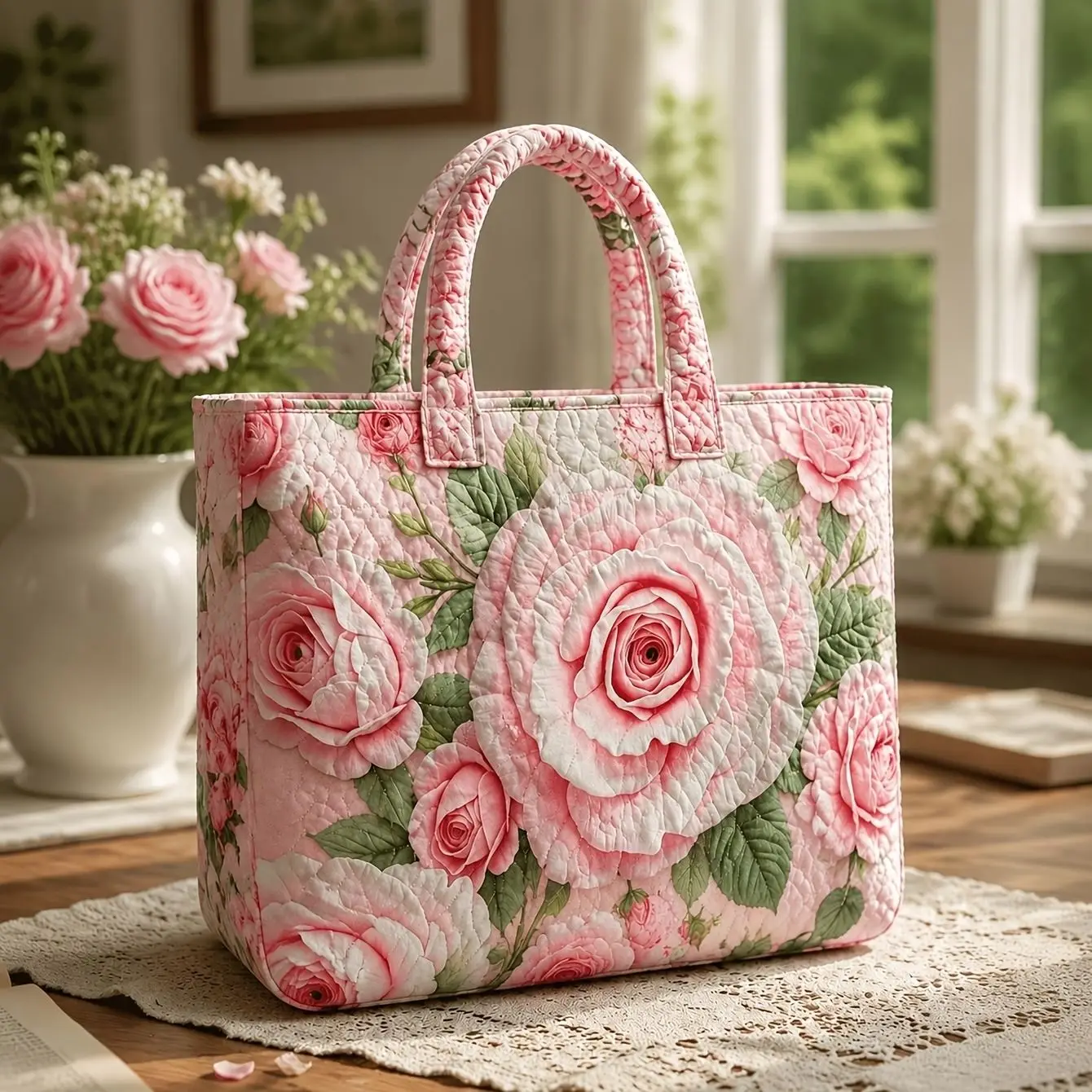 

3D Printed Quilted Tote Bag Shopping Bags Gifts Shoulder Bag elegant Handbag Sport Bag Travel Beach Hiking Camping