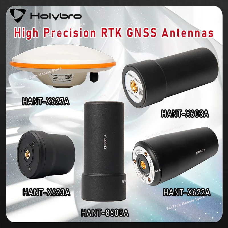 Holybro High Precision RTK GNSS Antennas CH7604A/CHX603A/CUX623A/CSX627A, 3/4 Bands IP67 D-QHA, Navigation Accessory for RC FPV