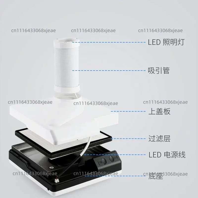 Grinder Desktop Vacuum Cleaner Technician Equipment Small Polishing Electric Filter Dust Suction Machine