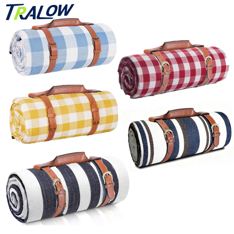 

Водонепроницаемый портативный коврик для пикника TRALOW, складное переносное одеяло для активного отдыха с 5 вариантами дизайна для кемпинга и активного отдыха на природе