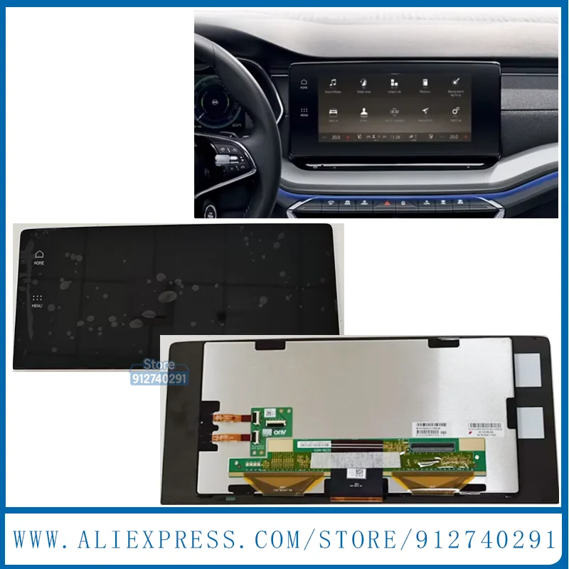 Original New 10.25 Inch LCD Display Touch Screen C100HAT01.1 for 2019-2024 SK oda Octavia IV MK4 OEM 5E3909605 Radio Navigation
