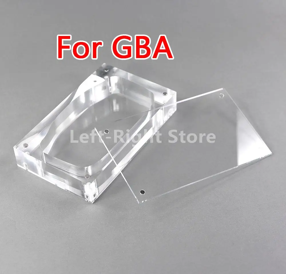 3PCS For GBA GBC Transparent Storage Acrylic For Game Boy Micro GBM Console Cover Shell Cards Slot Box Display Stand Accessories