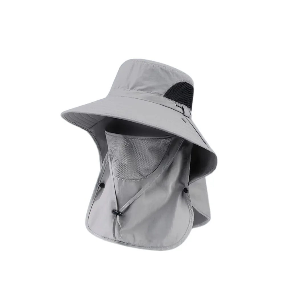 Leisure Face Covering Fishing Hat Sunscreen Big Eaves Sunshade Hat Face Covering Comprehensive Insect Proof Cap Outdoor