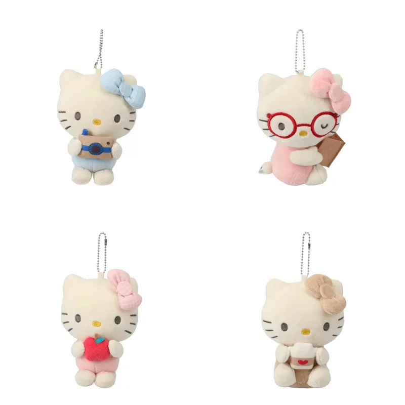 

Kawaii New 12cm Cute Sanlio Heisei Hot Girl Milk Camera Kt Plush Toy Girl Pericarp Bag Hanging Girl Birthday Gift Christmas Gift