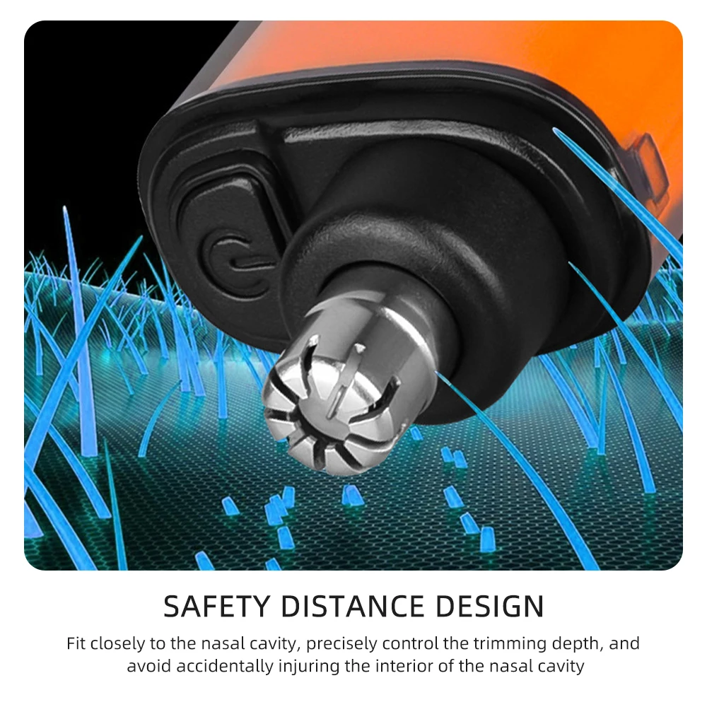 ماكينة تشذيب شعر الأنف والأذن الكهربائية ماكينة حلاقة شعر الأنف الصغيرة المحمولة ماكينة قص شعر الوجه أداة إزالة شعر الوجه