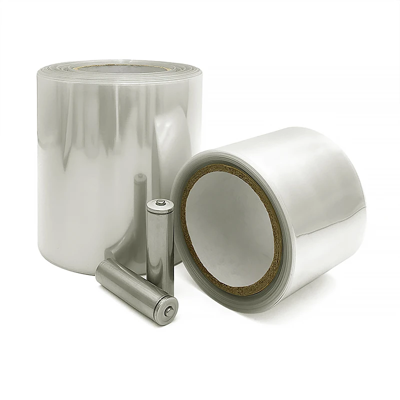 Clear PVC Heat Shrink Tube 21~250mm Flexible Flame Retardant Waterproof Anti-Aging for 18650 Battery Pack Insulation Cover