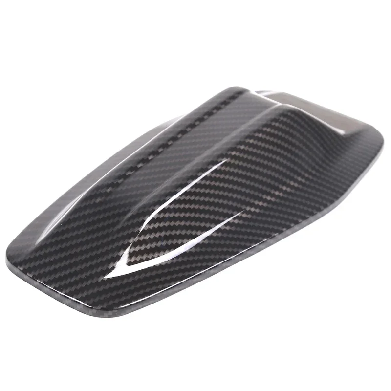 For BMW G26 / I4 / Active Tourer U06 / X1 U11 2021- Car Roof Shark Fin Antenna Cover Trim Sticker ABS Carbon Fiber Accessories