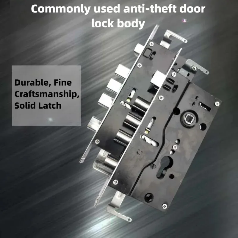 Anti-Theft Mechanical Door Locks for Engineering Use: Square Head Body (24x240mm) and Cylindrical Lock (30x240mm) view 2