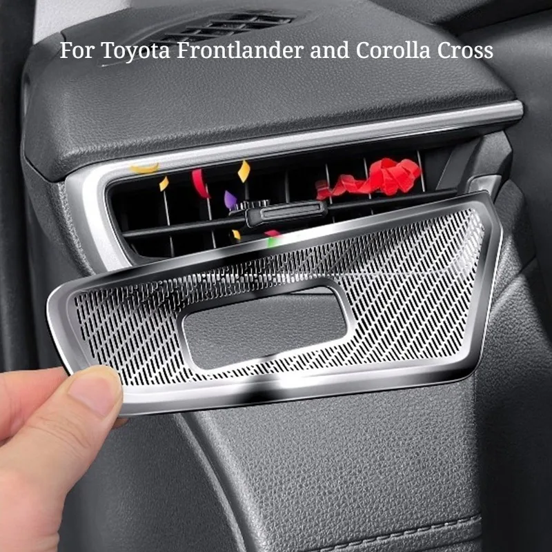 For Toyota Frontlander & Corolla Cross, Center Console Air Vent Anti-Clog Cover, Dashboard AC Protector