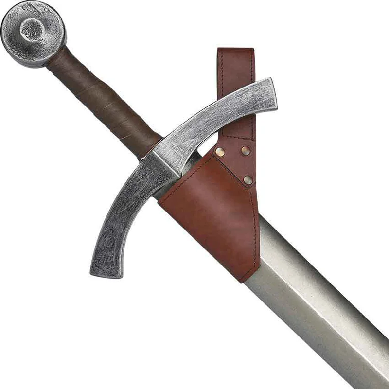 

Medieval Vintage Knight Sword Sheath Frog Leather Scabbard Viking Pirate Warrior Stage Role Playing Costume Accessories Props