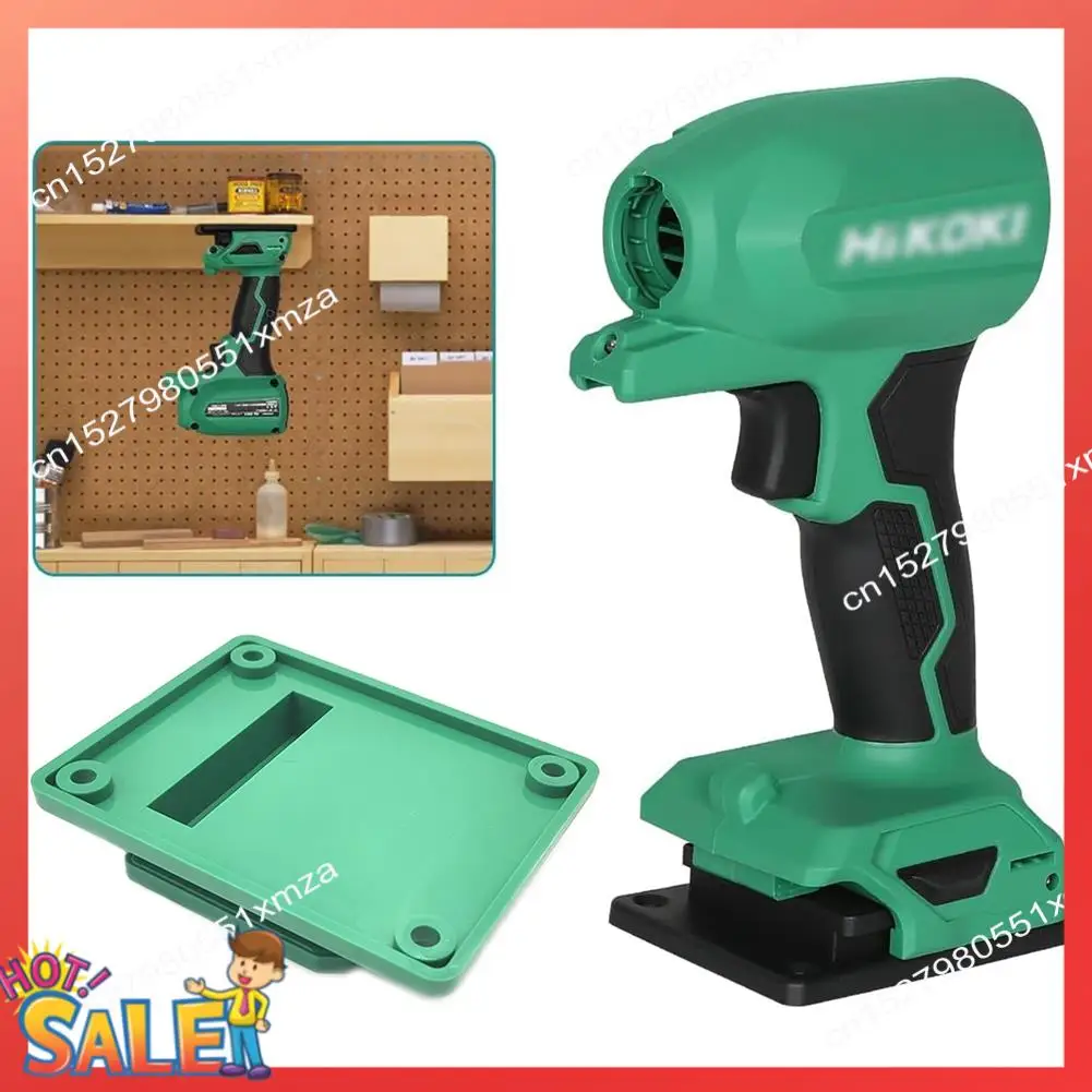 ABCL 1Pcs Wall Mount Holder Tool Storage Rack Bracket Fixing Devices For Hitachi/Hikoki/Metabo HPT 18V 36V Power Tool Durable Bl