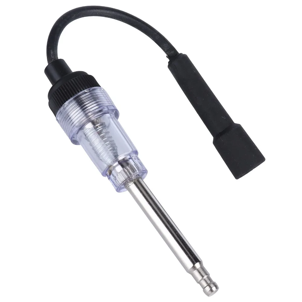 Plastic + Metal Spark Plug Ignition Tester Black Body Length 125mm Jump Spark Gauge Tool Auto Motorcycle Test Instrument