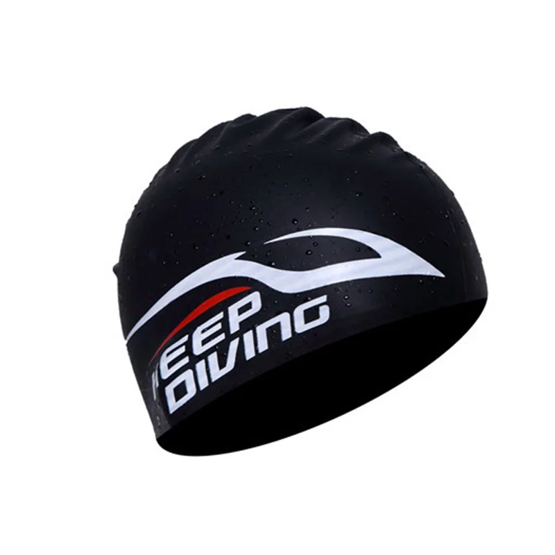 Swimming Cap Silicone Swim Caps Waterproof Elastic Swimming Hat Lightweight Comfortable Bathing Caps for Long Short Hair