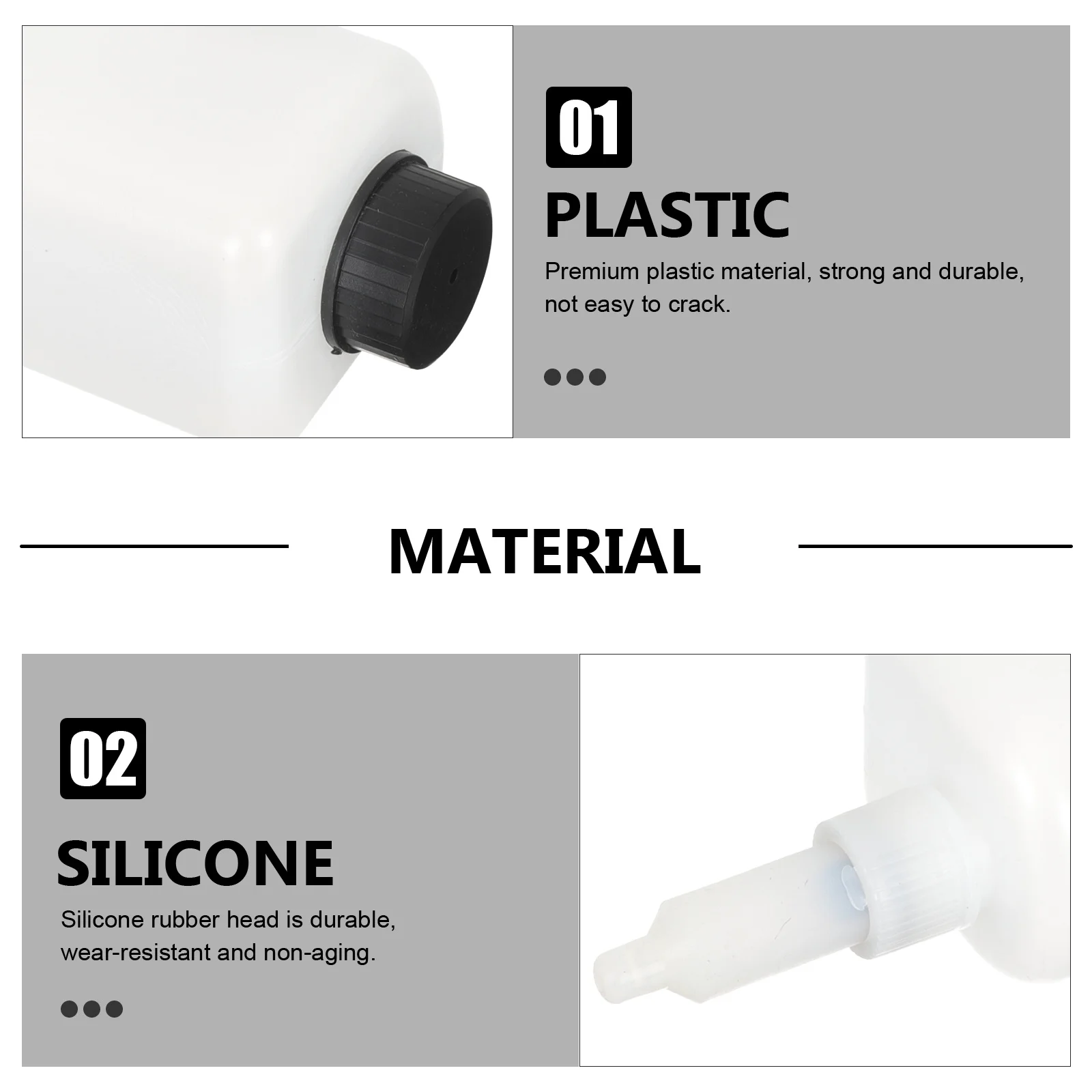 

2Sets Soap Dispenser Inner Bottle Parts Replacement Kit Shampoo Dispenser Bottle Head Suitable for Kitchen Hotel Office