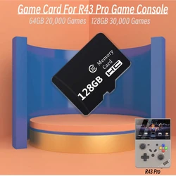 Repair Game Card For R43 Pro Game Console 64GB 128GB TF Memory Card For R43 Pro /M18 With 30000 Free Games