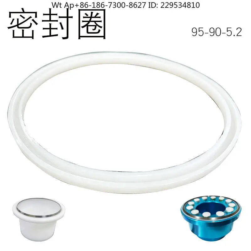 Pad printing machine accessories,  sealing U-shaped rubber ring, concave ring, ceramic ring 95 90 5.2