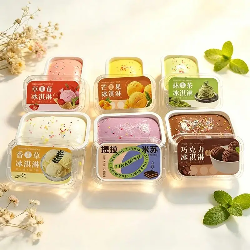 ●1Pcs Slow Rising Stress Relief Sensory Fidget Toy  Simulated Ice Cream Cake Gifts For Kids Adults