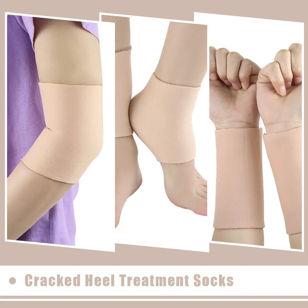 1Pair Moisturizing Socks Foot Care Softening Cracked Heel Relieve Pain Comfortable Suitable for Long Standing view 2