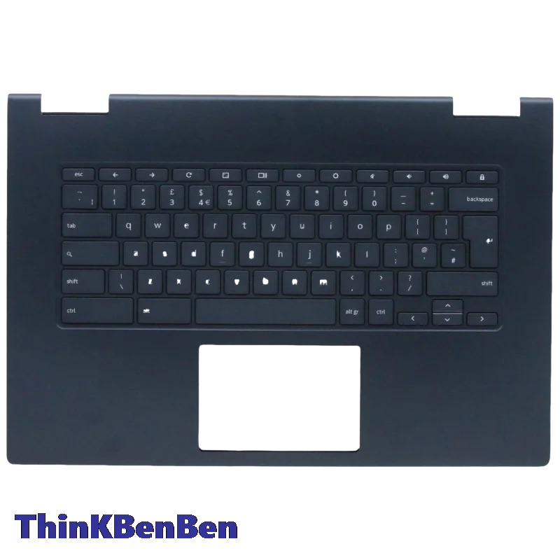 

UK English Keyboard Blue Upper Case Palmrest Shell Cover For Lenovo Yoga Chromebook C630 Laptop 5CB0S72841