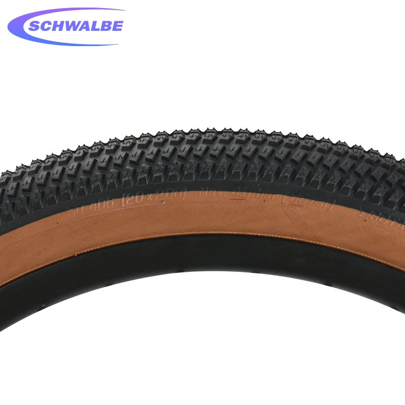 SCHWALBE BILLY BONKERS 50-406 20x2.00 Ultralight Brown Edge Dirt Jump MTB Bike PumpTrack Bicycle Tyre Folding Tire Cycling Parts