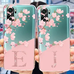 For Redmi Note 10 Case For Xiaomi Redmi Note 10 Pro Max Cover Fashion Letters Soft Silicone Funda For Redmi Note 10S 10 S Bumper