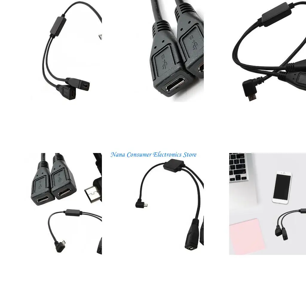 G7ne Splitter & Micro USB Cable ، 5 Pin Mal #1