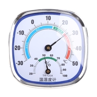 Thermometer and Hygrometer Convenient Temperature Analog Humidity Gauge No Battery Needed for Indoor Outdoor Dropship