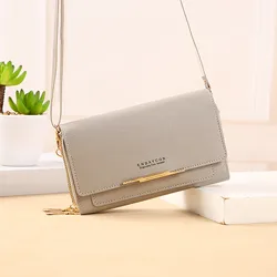 Women's Wallet Korean Handbag Multi Card Large Capacity Casual Shoulder Bag Mobile Phone Packet Fashion New Single Shoulder Bag